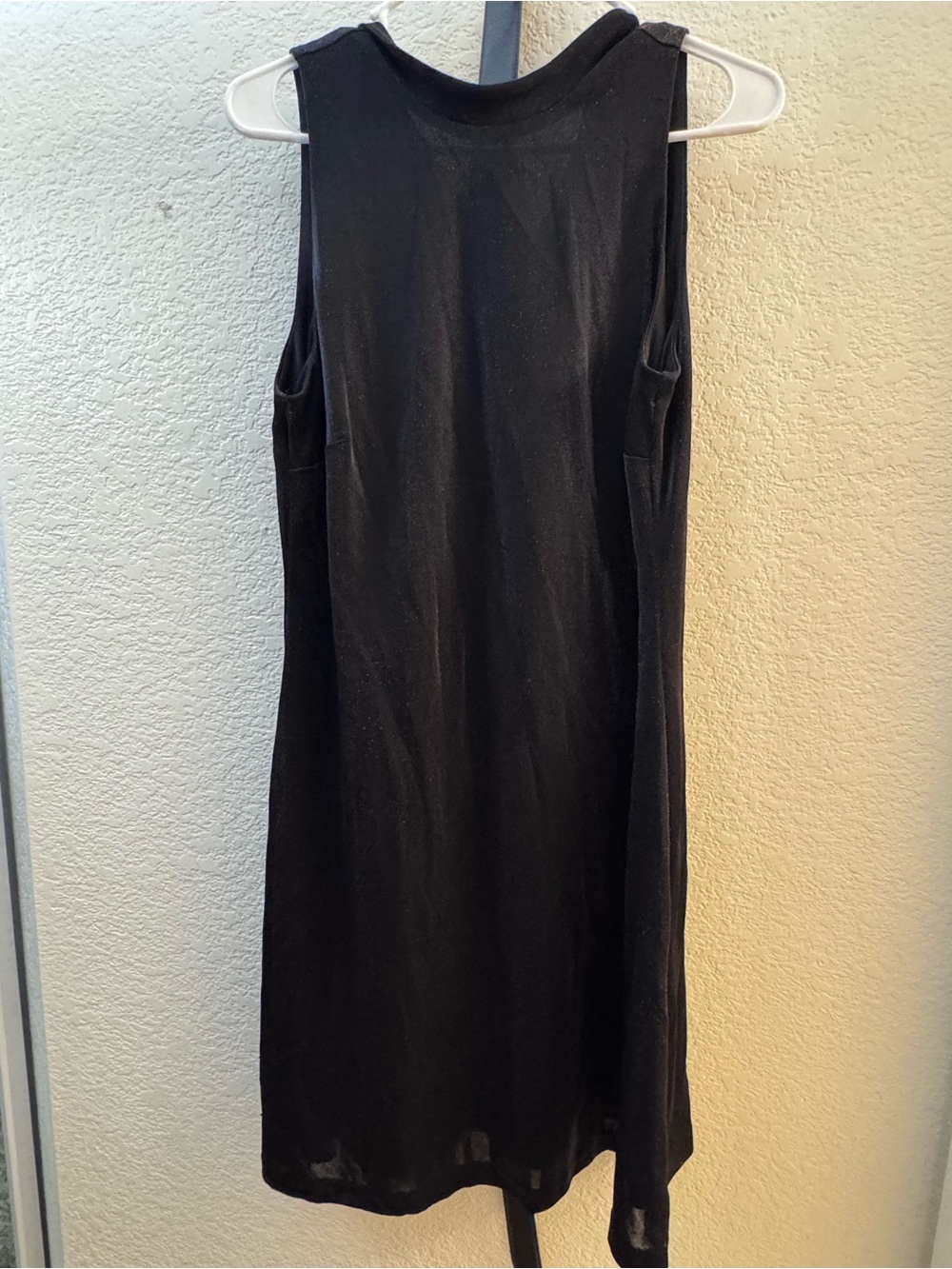 Nine West Black Sleeveless Midi Shift Dress